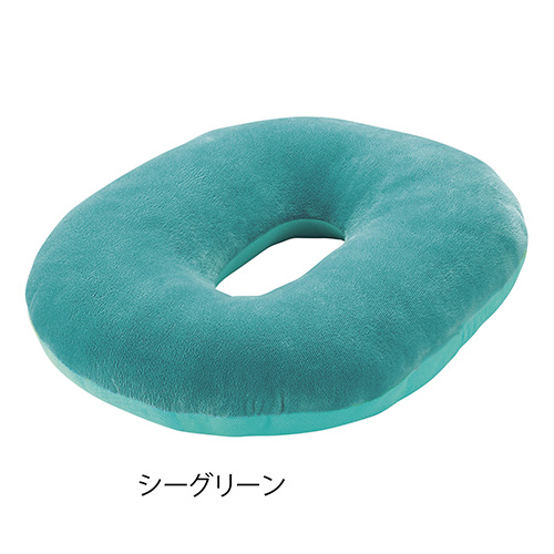 骨盤円座クッション シーグリーン